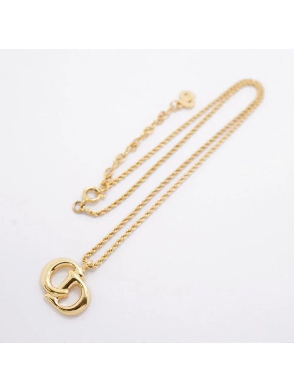 Dior Necklace CD Logo Gold Plated